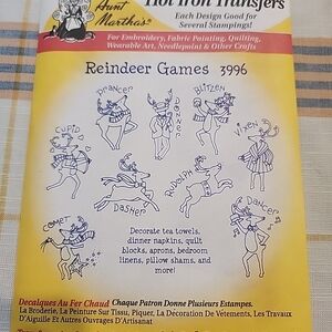 Reindeer Games Iron Transfers - Black